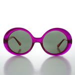 Load image into Gallery viewer, round purple sunglasses
