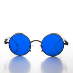 Load image into Gallery viewer, Round Steampunk Goggle Sunglass with Tinted Lenses
