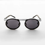 Load image into Gallery viewer, 90s Oval Goth Sunglasses with Floating Brow line 

