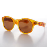 Load image into Gallery viewer, Classic Pantos Round Sunglass with Paddle Temples
