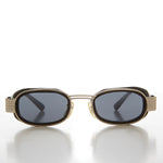 Load image into Gallery viewer, Rectangular Sunglass with Goggle Rim
