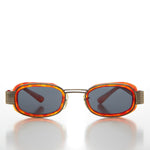 Load image into Gallery viewer, Rectangular Sunglass with Goggle Rim
