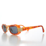 Load image into Gallery viewer, Rectangular Sunglass with Goggle Rim
