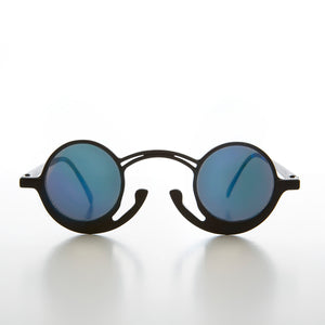 Funky Round Unique Steampunk Sunglasses - Pepe