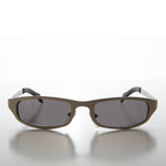 Load image into Gallery viewer, 90s Sleek Sporty Wrap Metal Sunglass
