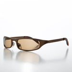 Load image into Gallery viewer, 90s Sleek Sporty Wrap Metal Sunglass
