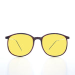 Load image into Gallery viewer, Yellow Lens Large Schoolboy Vintage Sunglass

