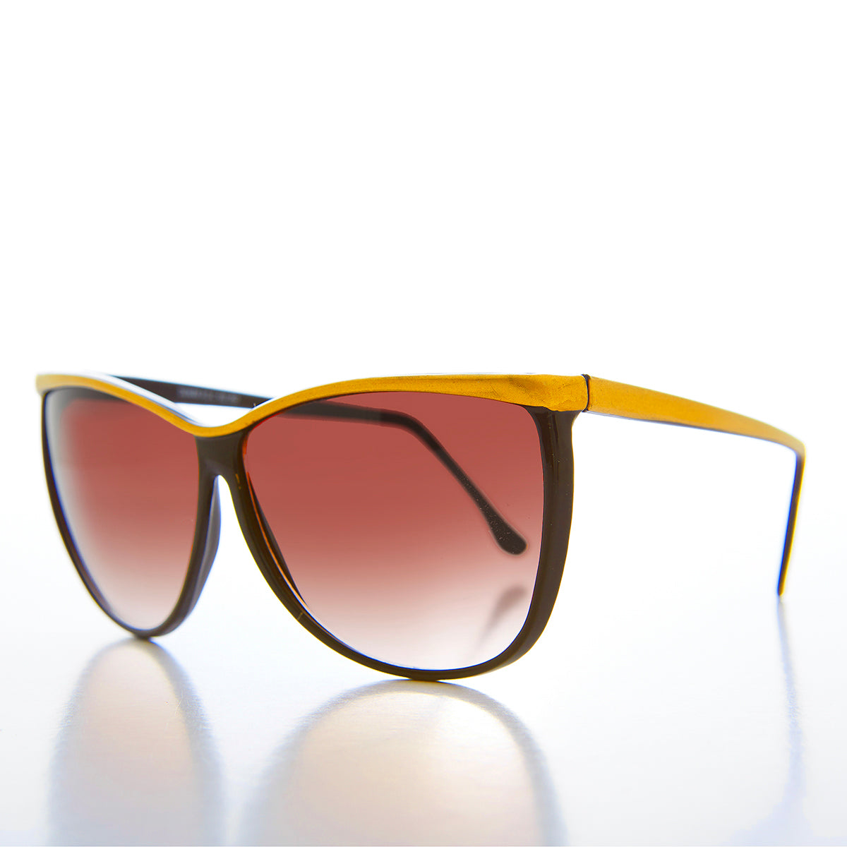 80s Women's Gradient Lens Vintage Sunglasses