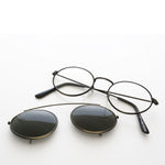 Load image into Gallery viewer, Oval Clip On Sunglasses 

