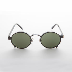 Round Steampunk Vintage Thick Rim Sunglass Goggle