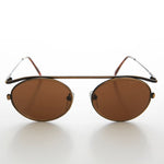 Load image into Gallery viewer, Steampunk 90s Metal Aviator Vintage Sunglass - Raven
