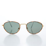 Load image into Gallery viewer, Oval Gold Vintage Sunglasses
