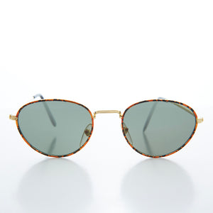 Oval Gold Vintage Sunglasses