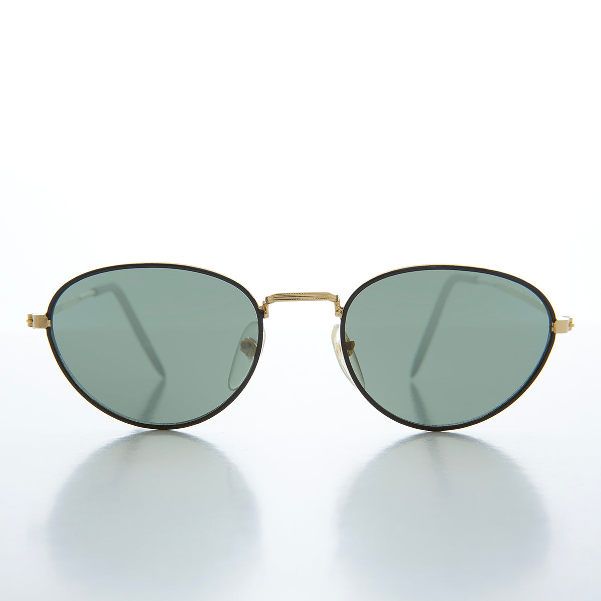 Oval Gold Vintage Sunglasses