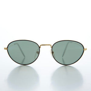 Oval Gold Vintage Sunglasses