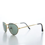 Load image into Gallery viewer, Oval Gold Vintage Sunglasses
