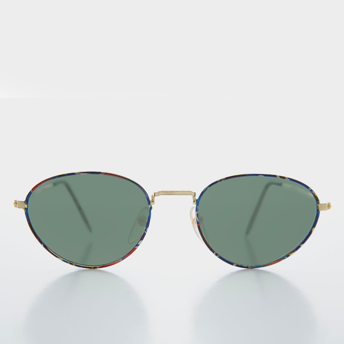 Oval Gold Vintage Sunglasses
