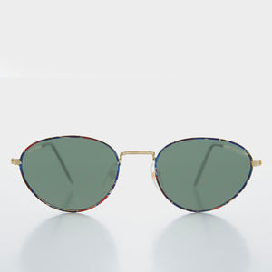 Oval Gold Vintage Sunglasses