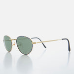 Load image into Gallery viewer, Oval Gold Vintage Sunglasses
