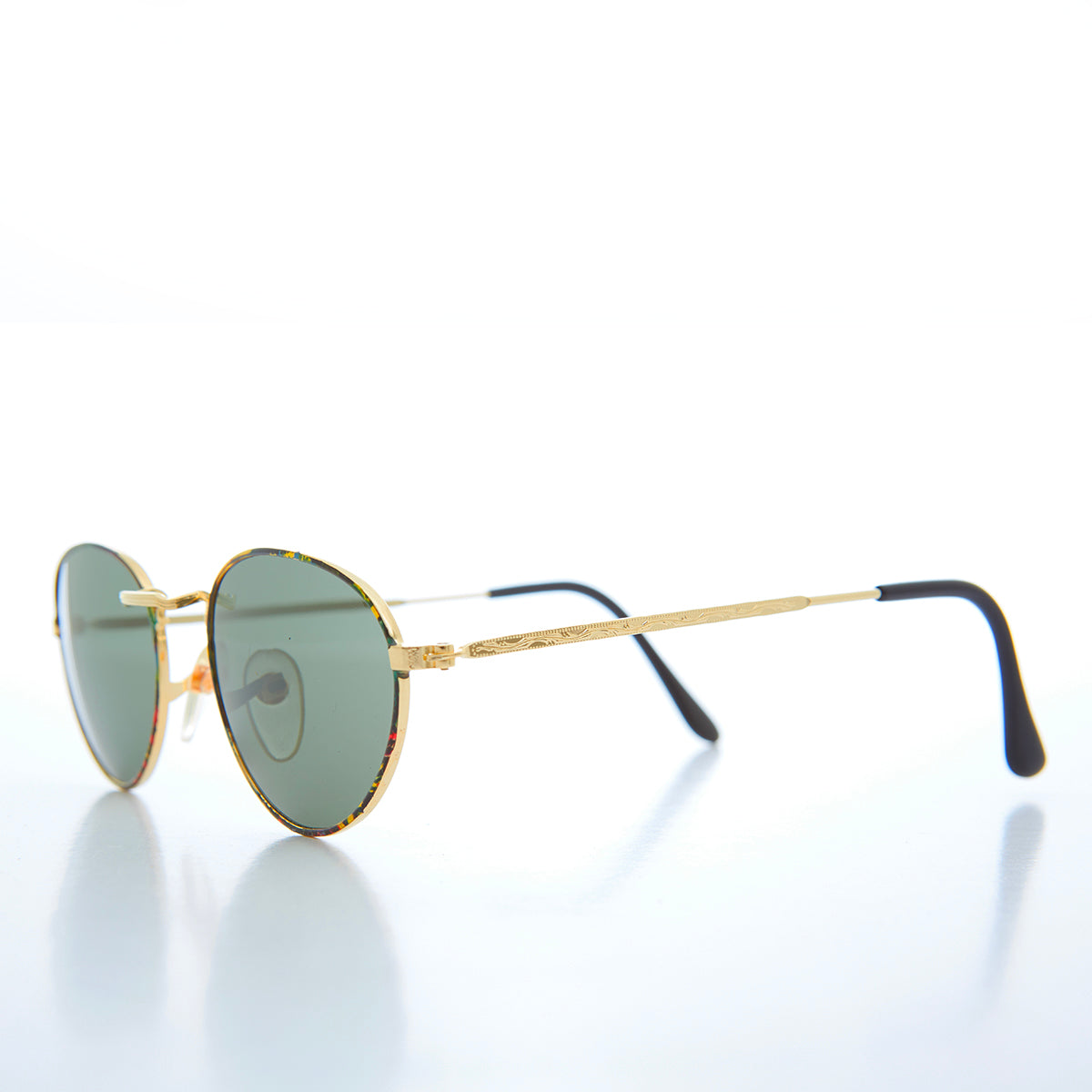 Oval Gold Vintage Sunglasses