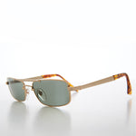 Load image into Gallery viewer, Shallow Lens Pilot Vintage 90s Sunglasses 
