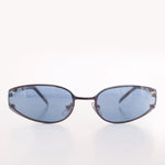 Load image into Gallery viewer, Oval Y2k Wrap Around Sunglasses 
