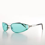 Load image into Gallery viewer, Oval Y2k Wrap Around Sunglasses
