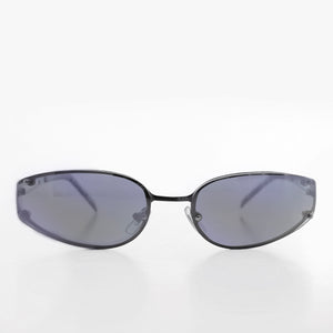Oval Y2k Wrap Around Sunglasses - Rickey – Sunglass Museum