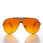 Load image into Gallery viewer, Gold Frame Aviator with Orange Lenses 
