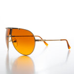 Load image into Gallery viewer, Gold Frame Aviator with Orange Lenses 
