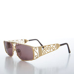 Load image into Gallery viewer, 90s Bling Gold Hip Hop Rap Sunglasses 
