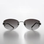 Load image into Gallery viewer, gray Lens Sunglass with Rhinestones
