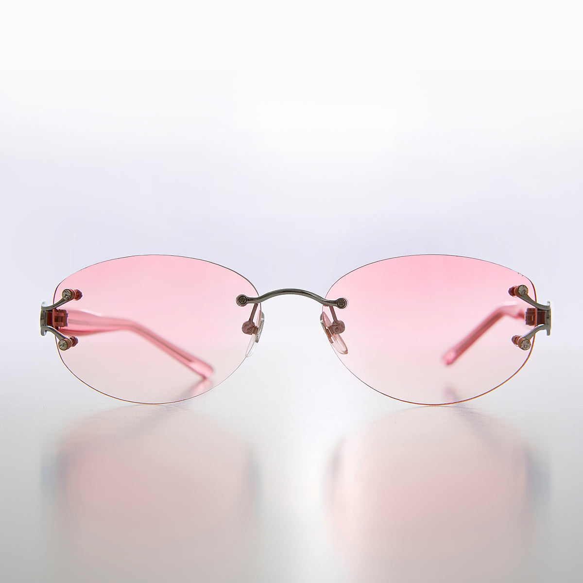 pink lens sunglasses