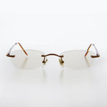 Load image into Gallery viewer, Rimless Tinted Rectangular Lens Reading Glasses 
