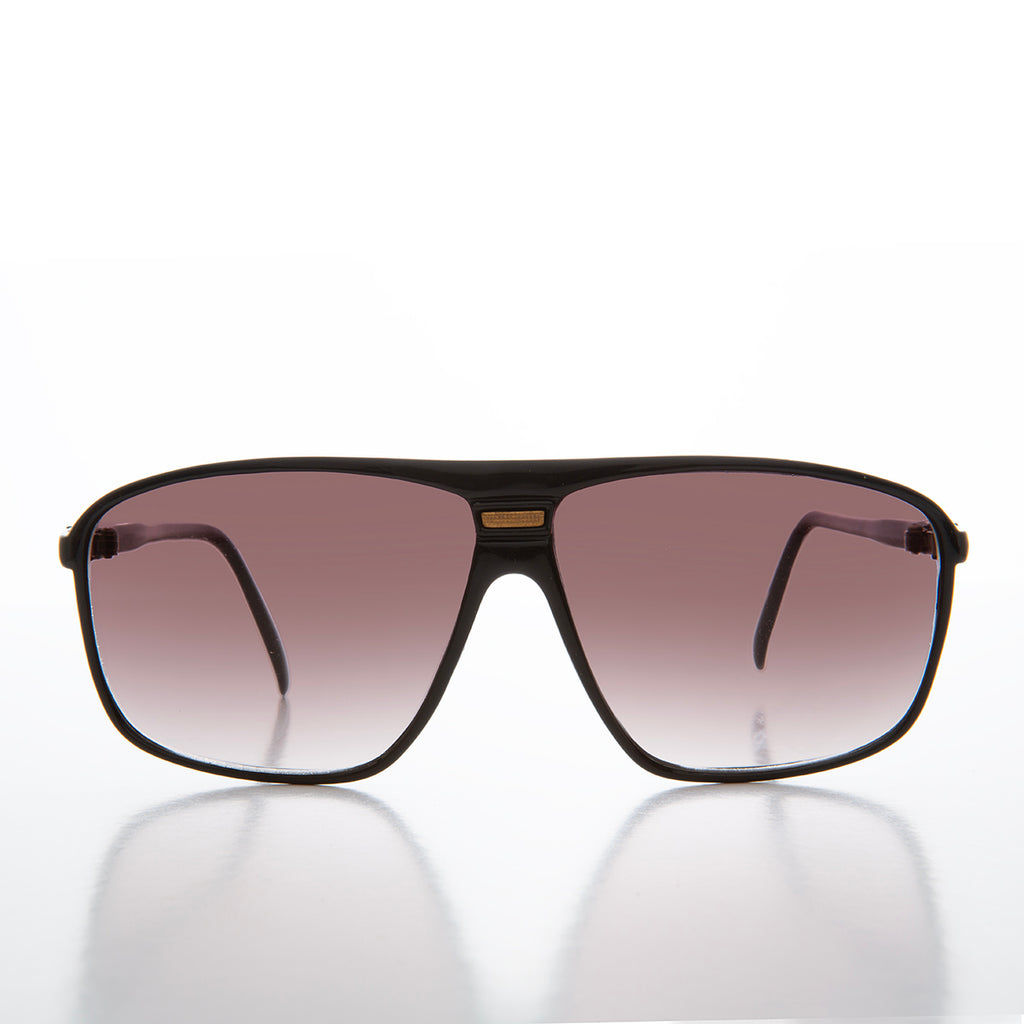 Rectangle Aviator Vintage 80s Sunglasses