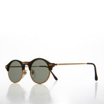 Load image into Gallery viewer, 90s Gold Round Half Frame Vintage Sunglasses
