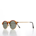 Load image into Gallery viewer, 90s Gold Round Half Frame Vintage Sunglasses
