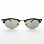 Load image into Gallery viewer, Oval Horn Rim Vintage Sunglass with Glass Lens
