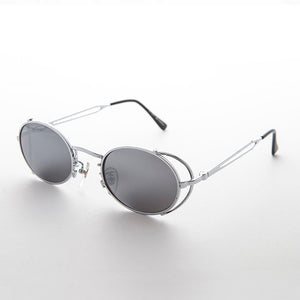 oval steampunk vintage sunglasses