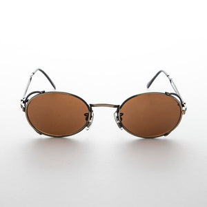 Elegant Steampunk Sunglass with Cut Out Design - Silas