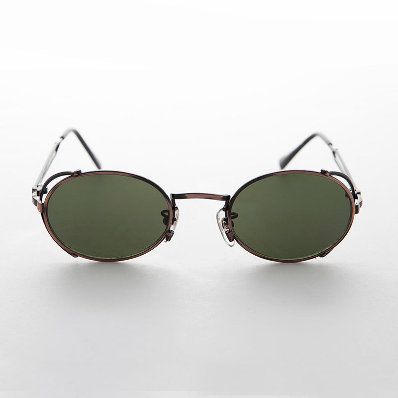 Elegant Steampunk Sunglass with Cut Out Design - Silas