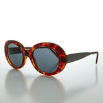 Load image into Gallery viewer, Mod Oval Cat Eye Vintage Sunglass - Silva
