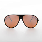Load image into Gallery viewer, Mirrored Amber Lens Vintage Aviator Sunglasses
