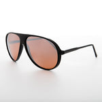 Load image into Gallery viewer, Mirrored Amber Lens Vintage Aviator Sunglasses
