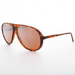 Load image into Gallery viewer, Mirrored Amber Lens Vintage Aviator Sunglass
