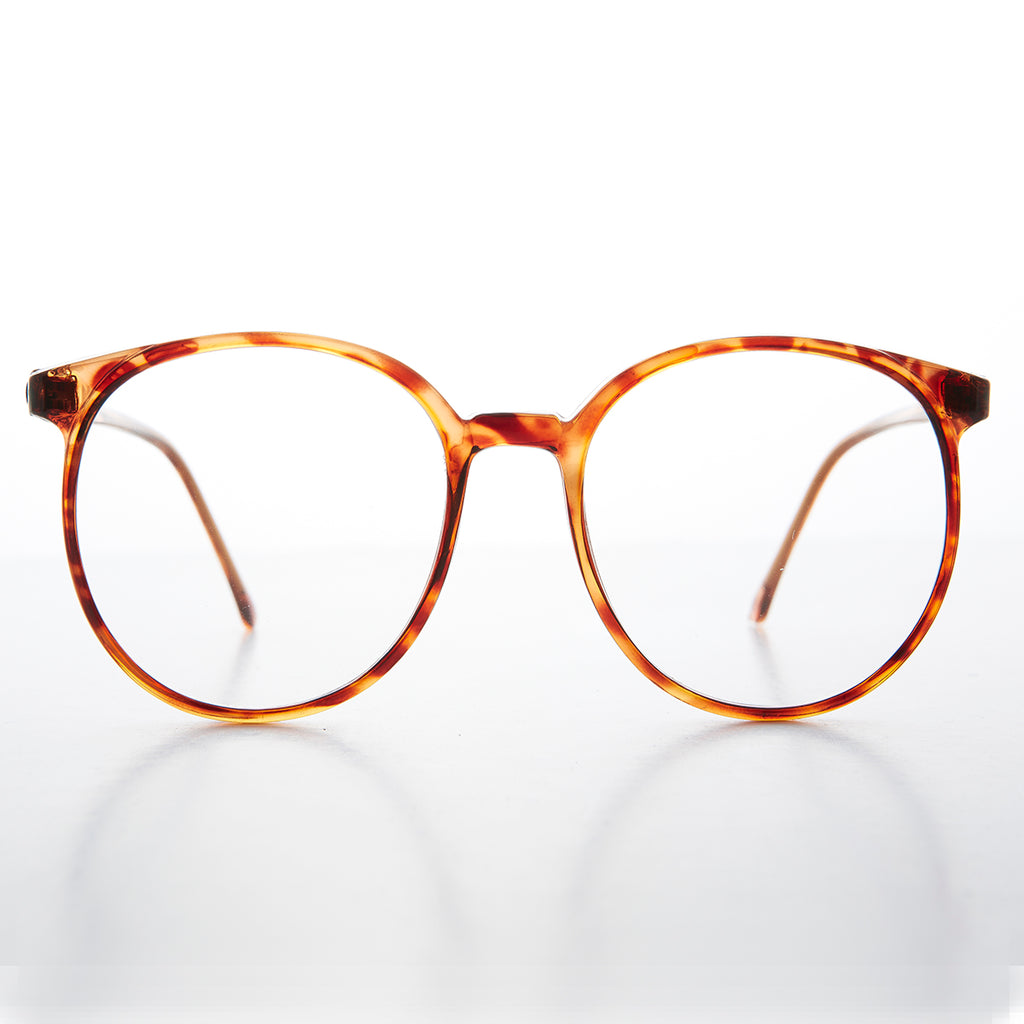 Big 80s Secretary Eyeglasses with Clear Lens