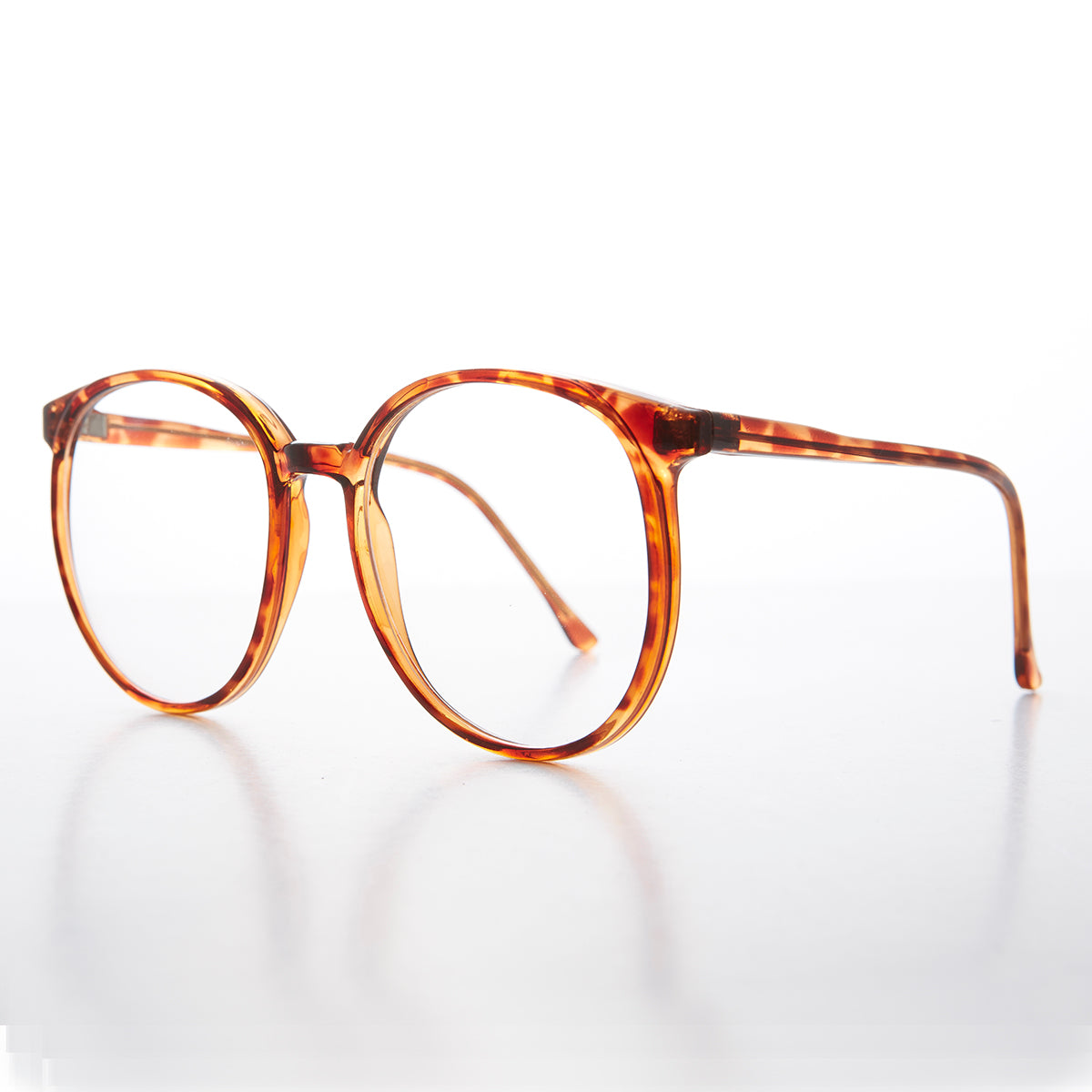 Big 80s Secretary Eyeglasses with Clear Lens