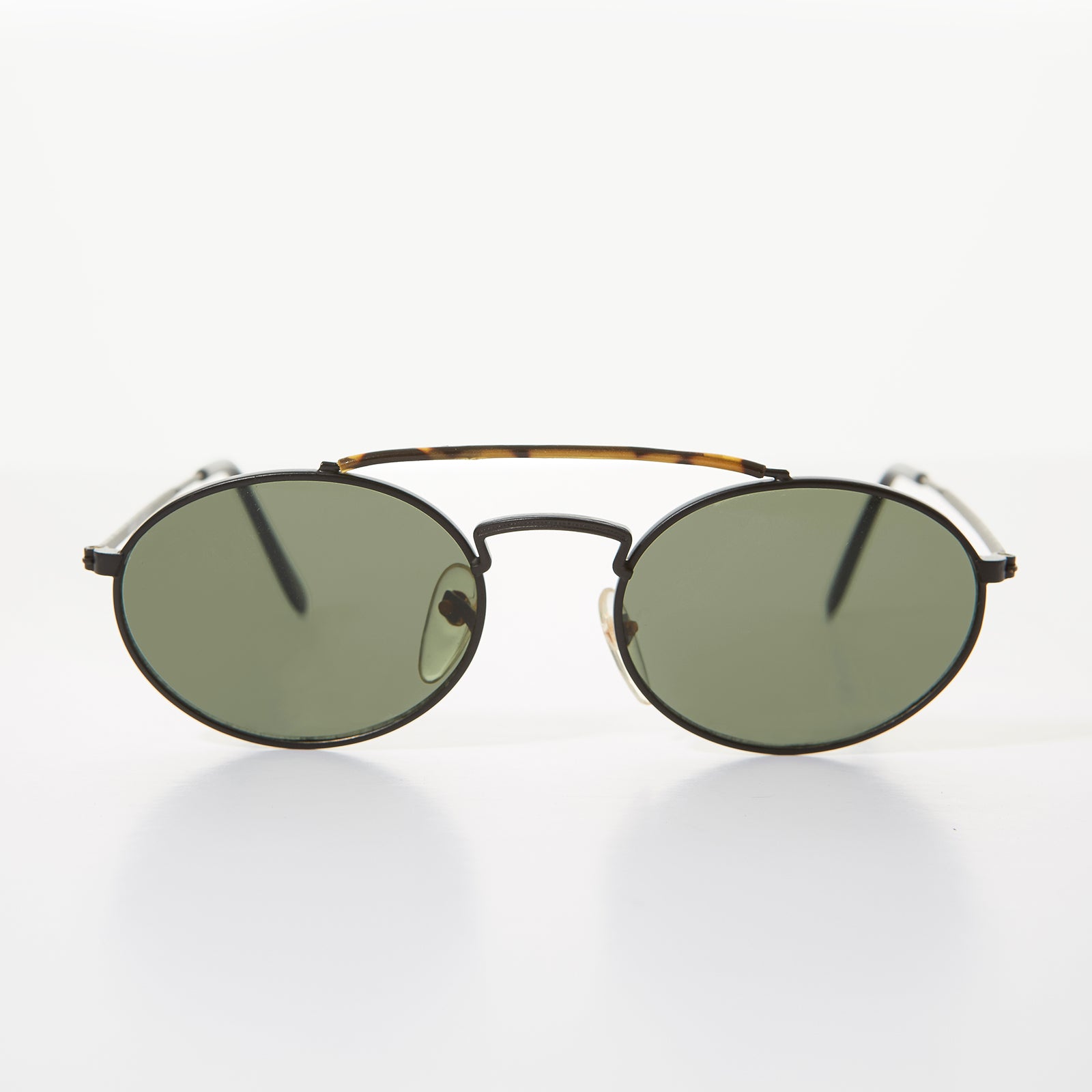 Oval Old Timey Aviator Vintage Sunglasses - Smith – Sunglass  display picture 3