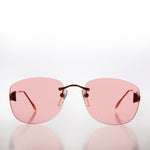 Load image into Gallery viewer, Tinted Rimless 90s Vintage Sunglasses
