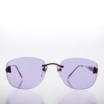 Load image into Gallery viewer, Tinted Rimless 90s Vintage Sunglasses
